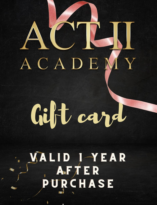 Act 2 Academy Gift Card